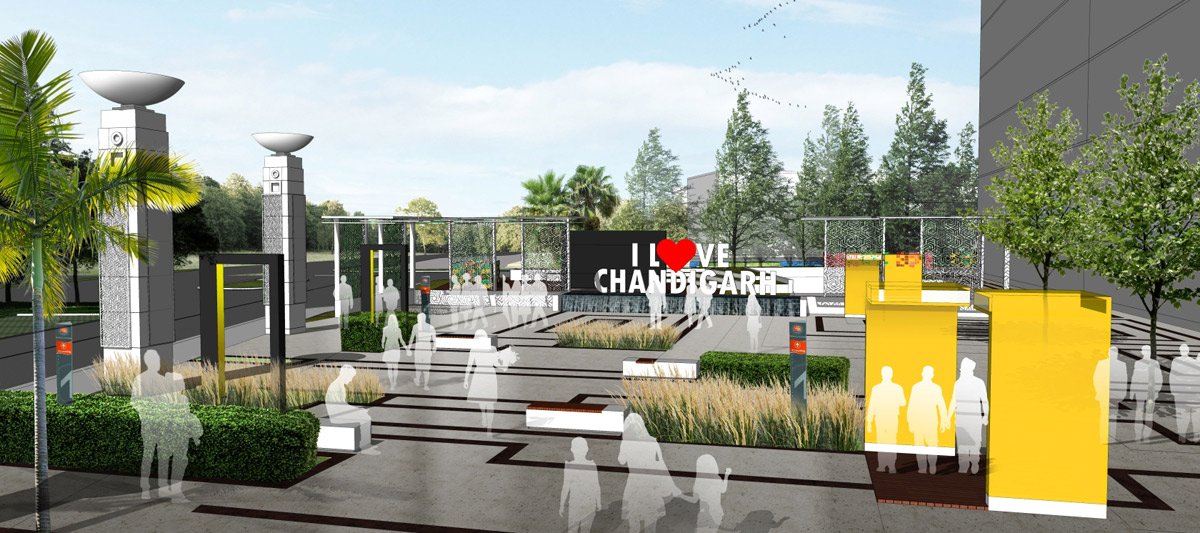 DESIGN ACCORD: Landscape Projects Detail : Omaxe INTT, Chandigarh